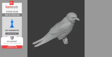 Banded martin - Prehistoric Animal STL