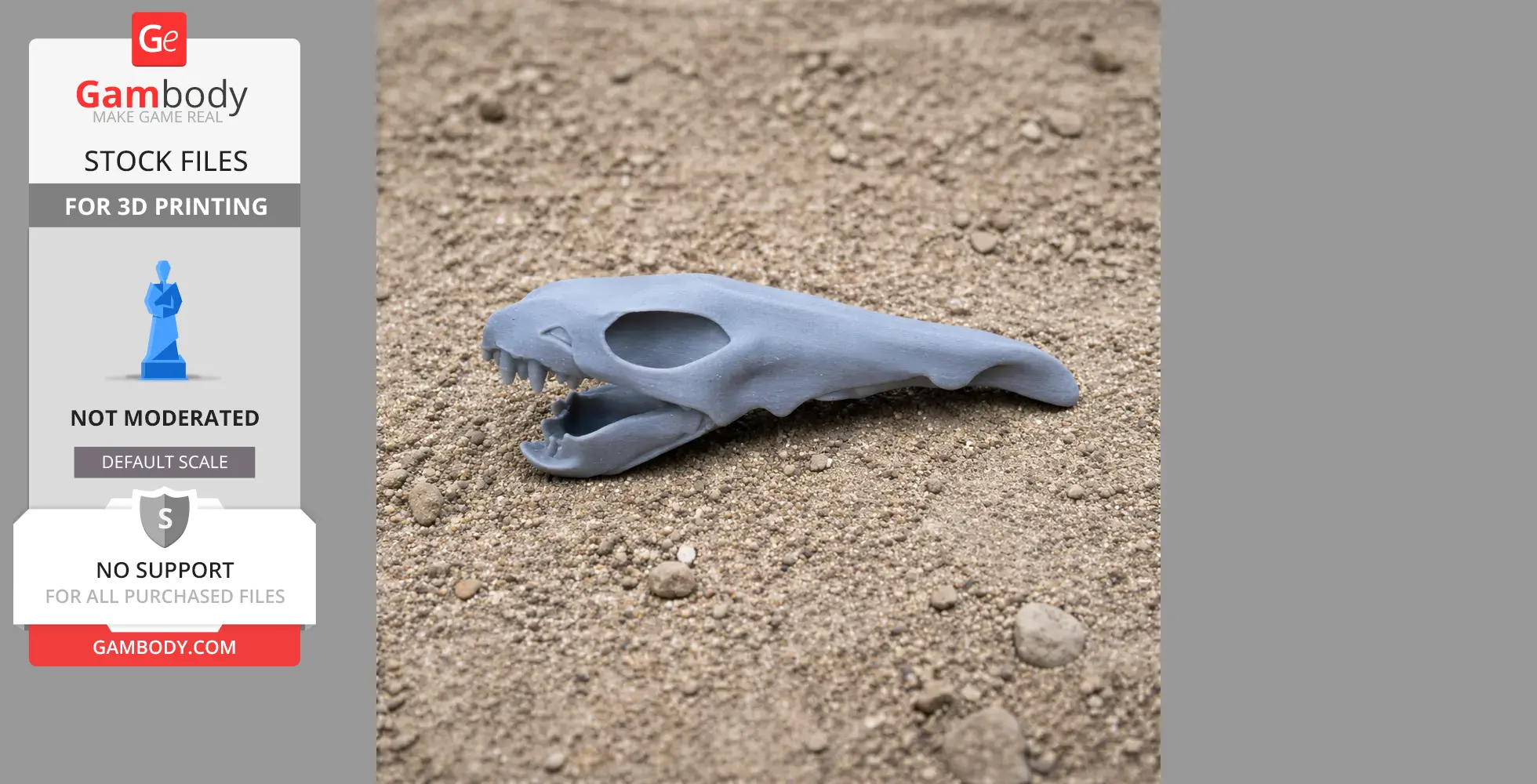 Tribelesodon Skull - Skull Replica STL