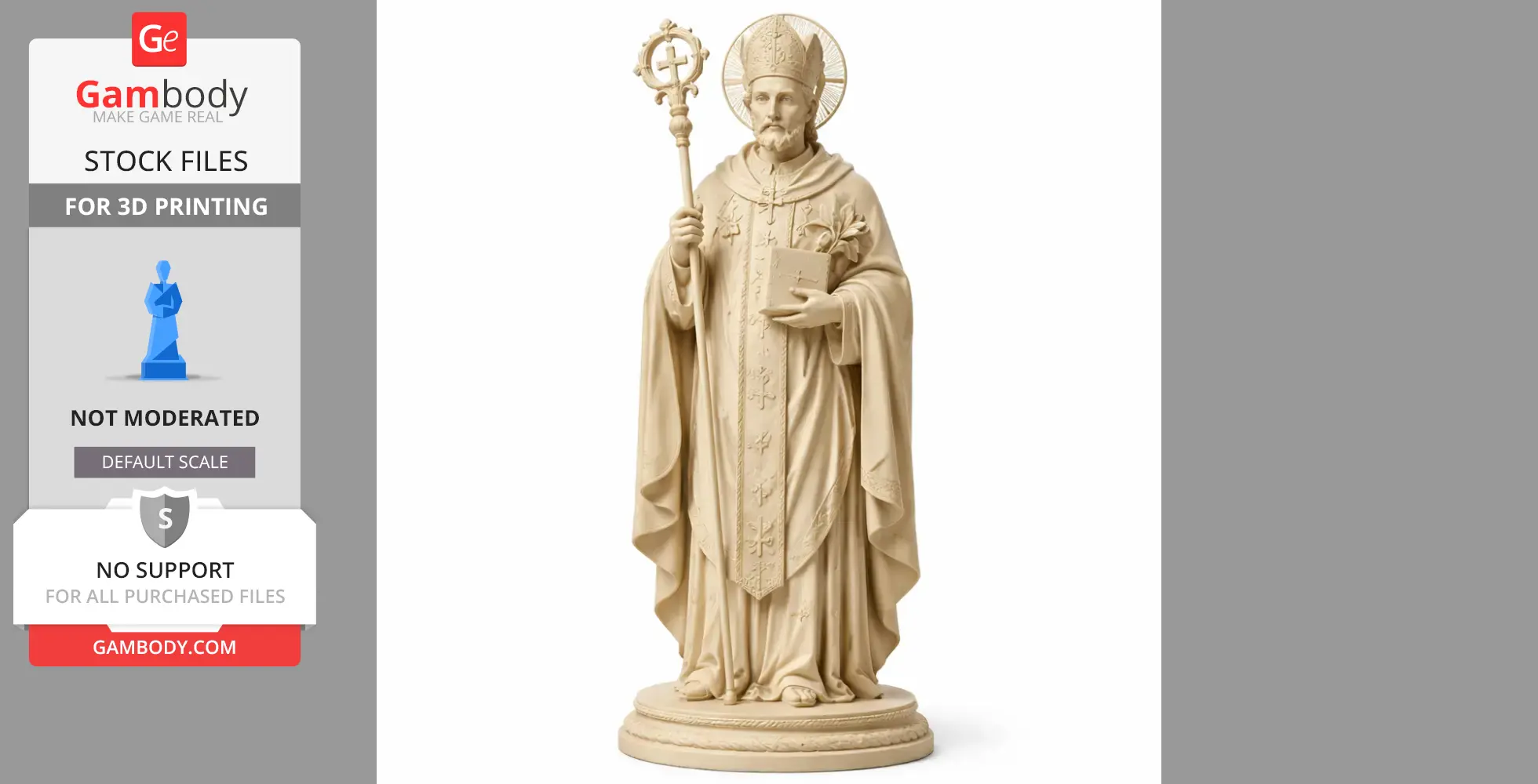 Saint Apollinaris Claudius - Devotional - STL 3D Print