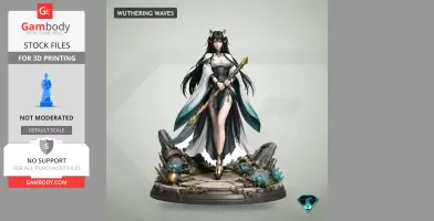 Changli - Wuthering Waves - Character Figure STL