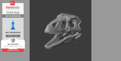 Trinisaura Skull - Skull Replica STL