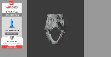 Trinisaura Skull - Skull Replica STL