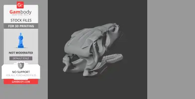 Trinisaura Skull - Skull Replica STL