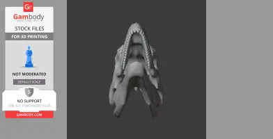 Trinisaura Skull - Skull Replica STL