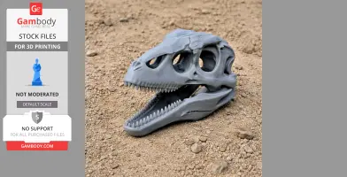 Trinisaura Skull - Skull Replica STL
