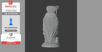 Saint Apollinaris of Ravenna - Devotional - STL 3D Print