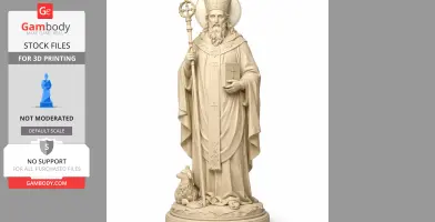 Saint Apollinaris of Ravenna - Devotional - STL 3D Print