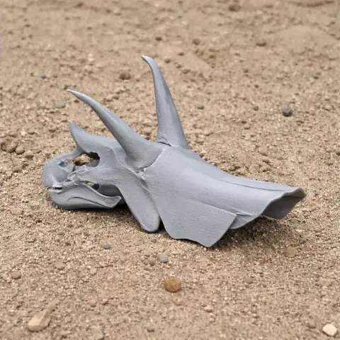 Tropeognathus Skull - Skull Replica STL