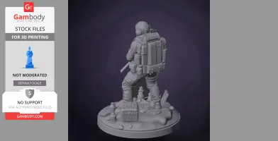 Employee - Lethal Company - Character Figure STL