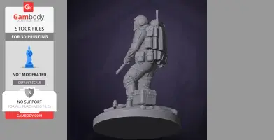 Employee - Lethal Company - Character Figure STL