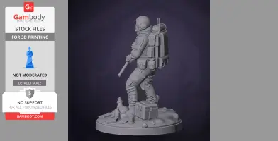 Employee - Lethal Company - Character Figure STL