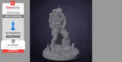 Employee - Lethal Company - Character Figure STL