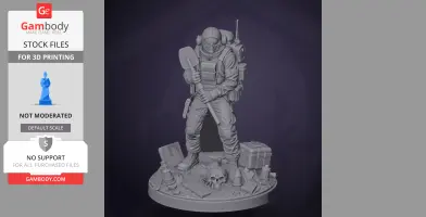 Employee - Lethal Company - Character Figure STL