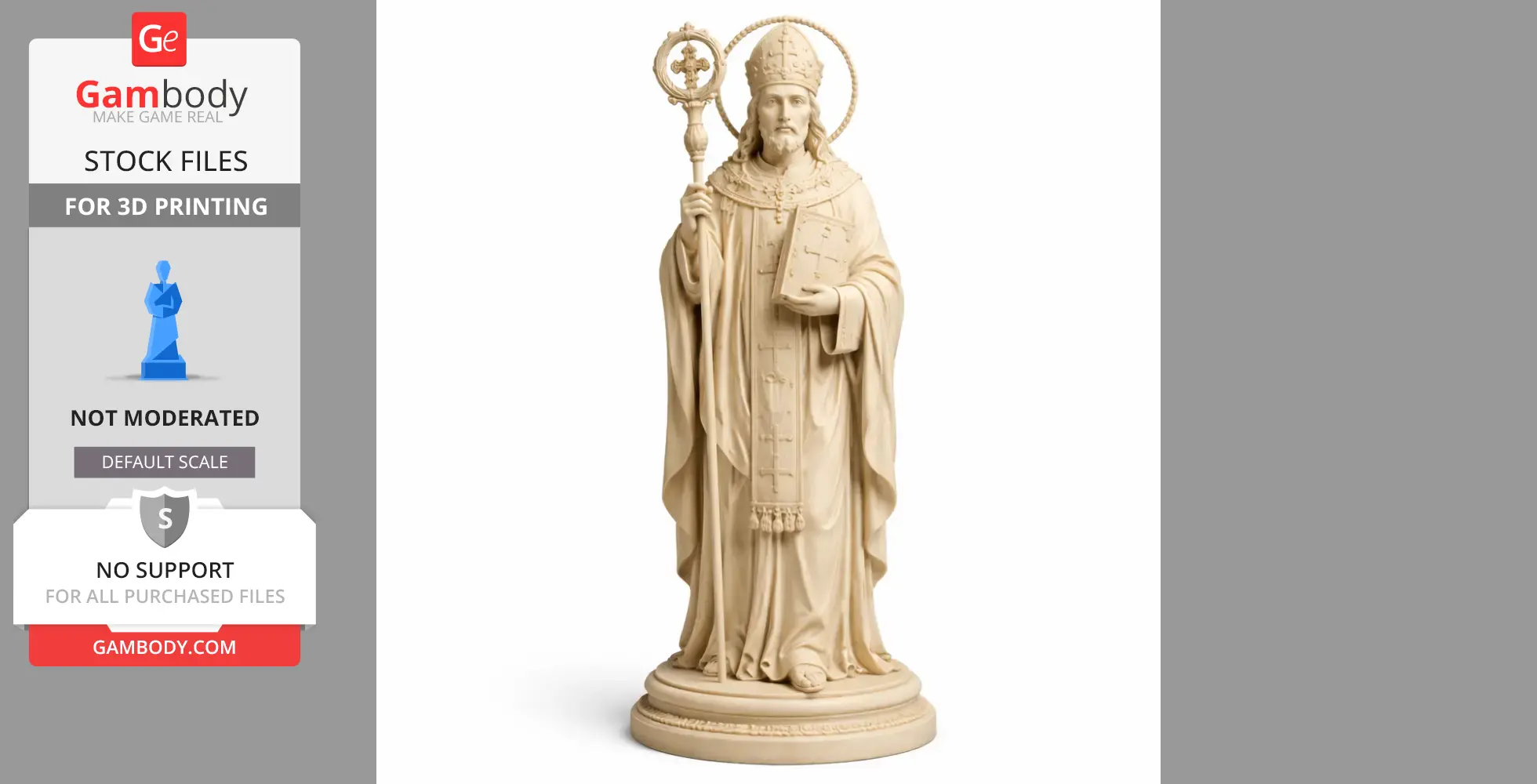Saint Apollinaris of Valence - Devotional - STL 3D Print