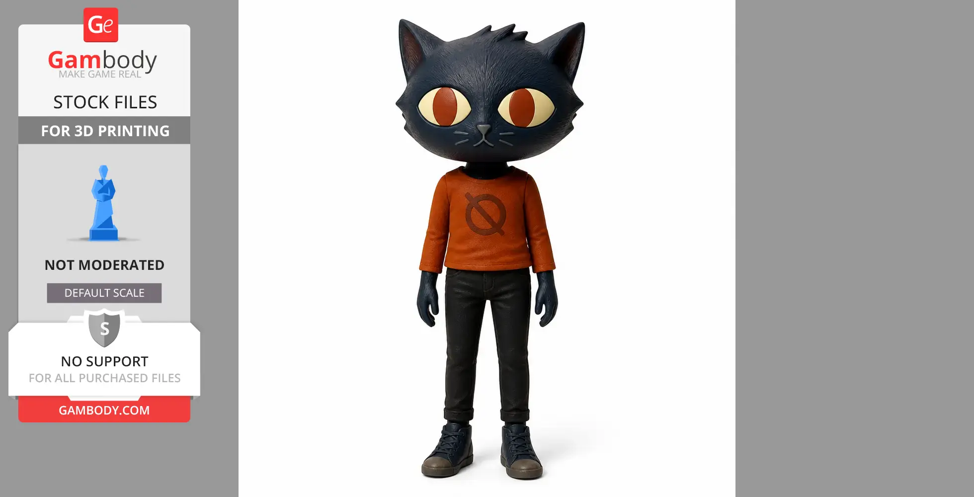 Mae Borowski - Night in the Woods - Character Figure STL