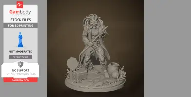 Abductor - Pacific Drive - Character Figure STL