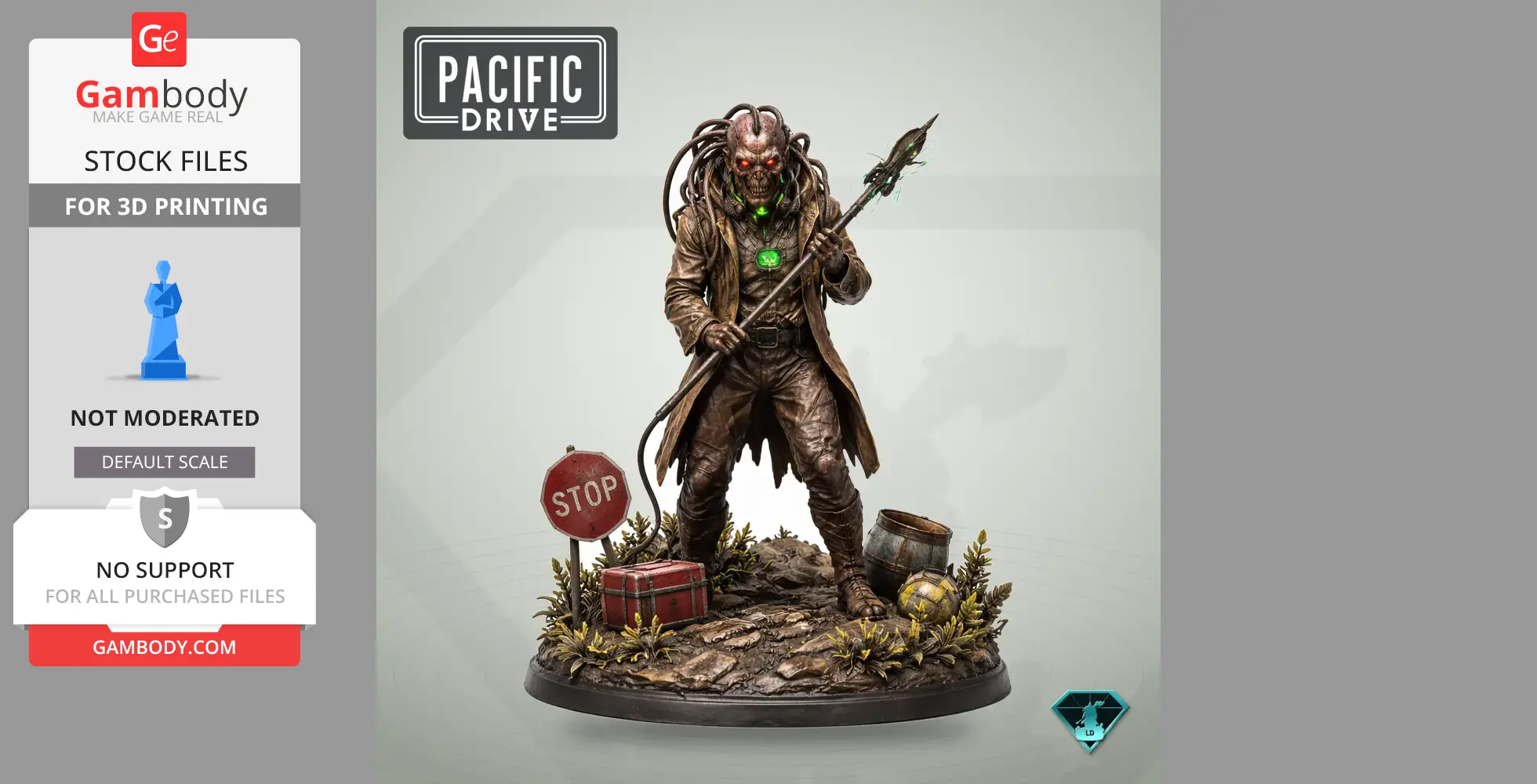 Abductor - Pacific Drive - Character Figure STL