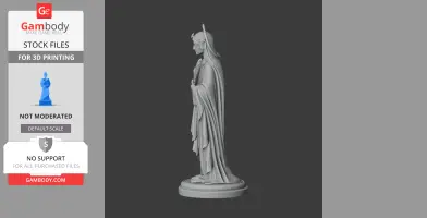 Saint Apollonia - Devotional Statue - STL 3D Print