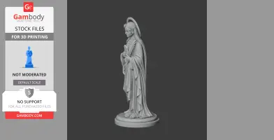 Saint Apollonia - Devotional Statue - STL 3D Print