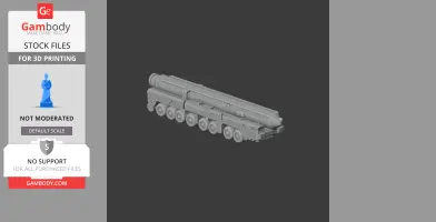 MZKT-79221 - Tank Model STL