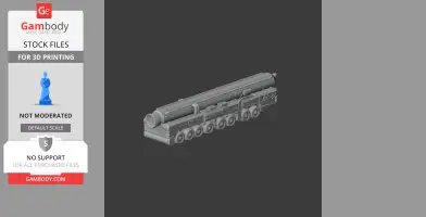 MZKT-79221 - Tank Model STL
