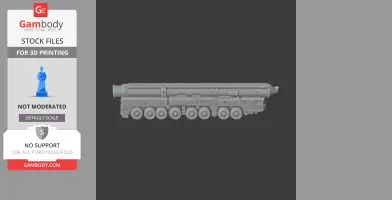 MZKT-79221 - Tank Model STL
