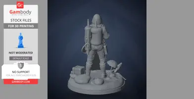 Rainy - Death Stranding 2: On the - Character Figure STL
