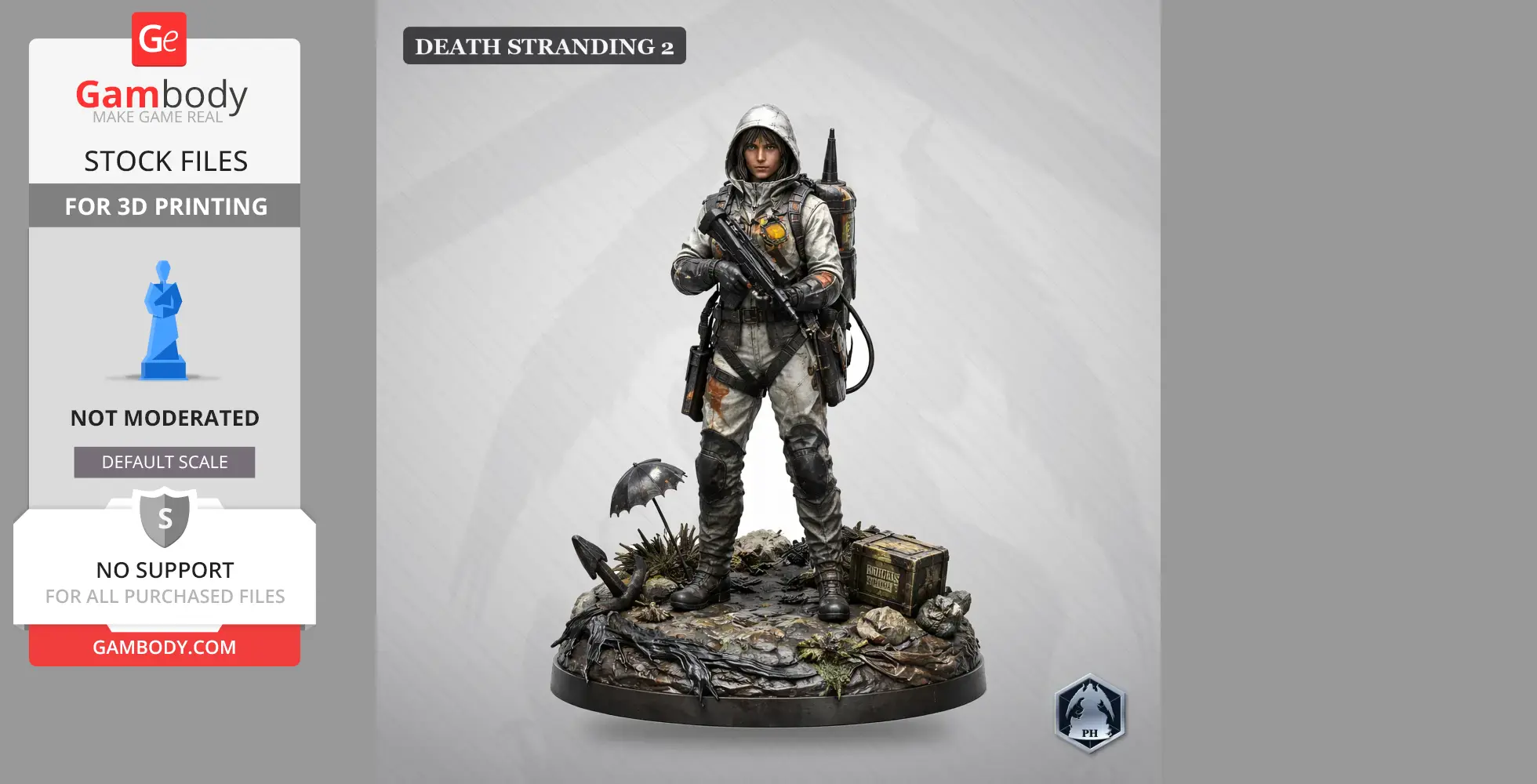 Rainy - Death Stranding 2: On the - Character Figure STL