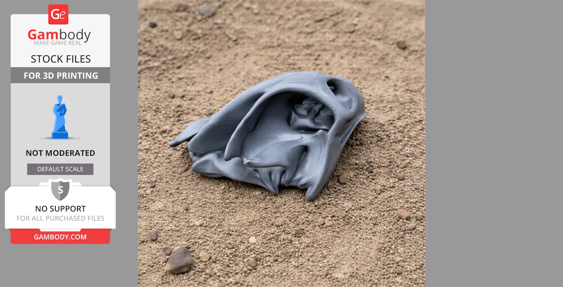 Turtle Skull - Skull Replica STL