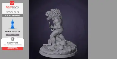 Spore Lizard - Lethal Company - Character Figure STL