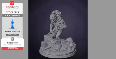Spore Lizard - Lethal Company - Character Figure STL
