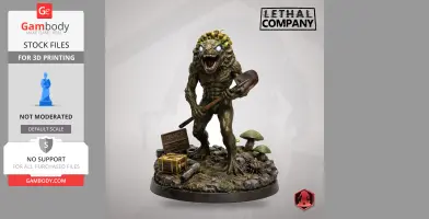 Spore Lizard - Lethal Company - Character Figure STL