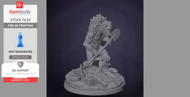 Spore Lizard - Lethal Company - Character Figure STL