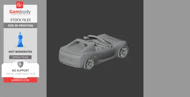 Detroit Electric SP.01 - Scale Vehicle STL