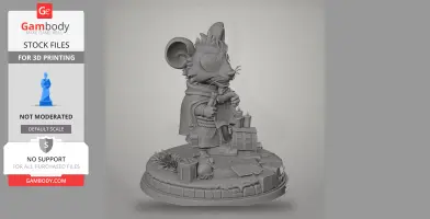 Ratau - Cult of the Lamb - Character Figure STL