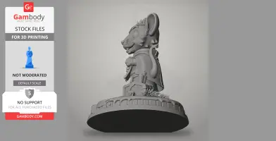 Ratau - Cult of the Lamb - Character Figure STL