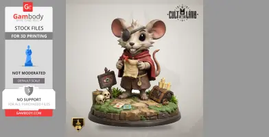Ratau - Cult of the Lamb - Character Figure STL