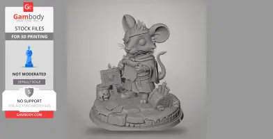 Ratau - Cult of the Lamb - Character Figure STL