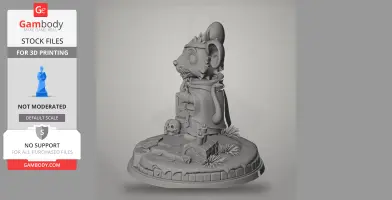 Ratau - Cult of the Lamb - Character Figure STL