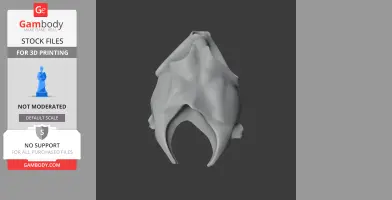 Twist-necked Turtle Skull - Skull Replica STL