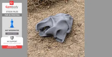 Twist-necked Turtle Skull - Skull Replica STL