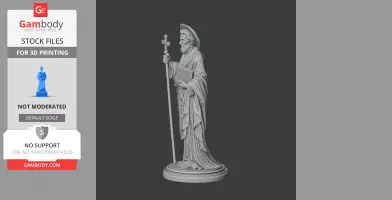 Saint Apostle - Devotional Statue - STL 3D Print