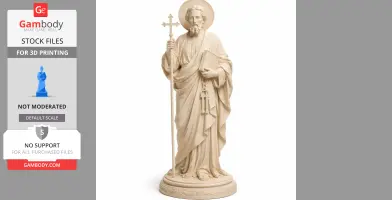 Saint Apostle - Devotional Statue - STL 3D Print