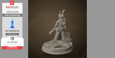Bunny-Ear Scavenger - Pacific Drive - Character Figure STL