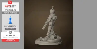 Bunny-Ear Scavenger - Pacific Drive - Character Figure STL