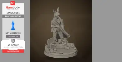 Bunny-Ear Scavenger - Pacific Drive - Character Figure STL