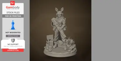 Bunny-Ear Scavenger - Pacific Drive - Character Figure STL