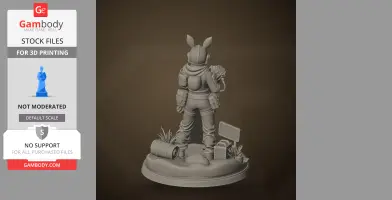 Bunny-Ear Scavenger - Pacific Drive - Character Figure STL