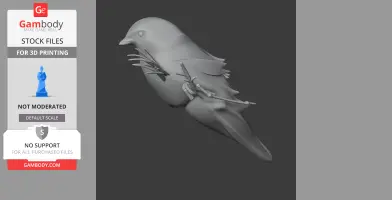 Banded parisoma - Prehistoric Animal STL