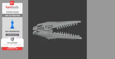 Tylosteus Skull - Skull Replica STL